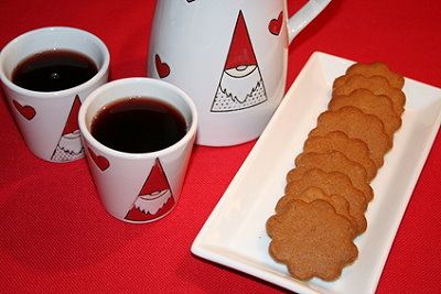 Weihnachten in Schweden mit Glögg und Kekse